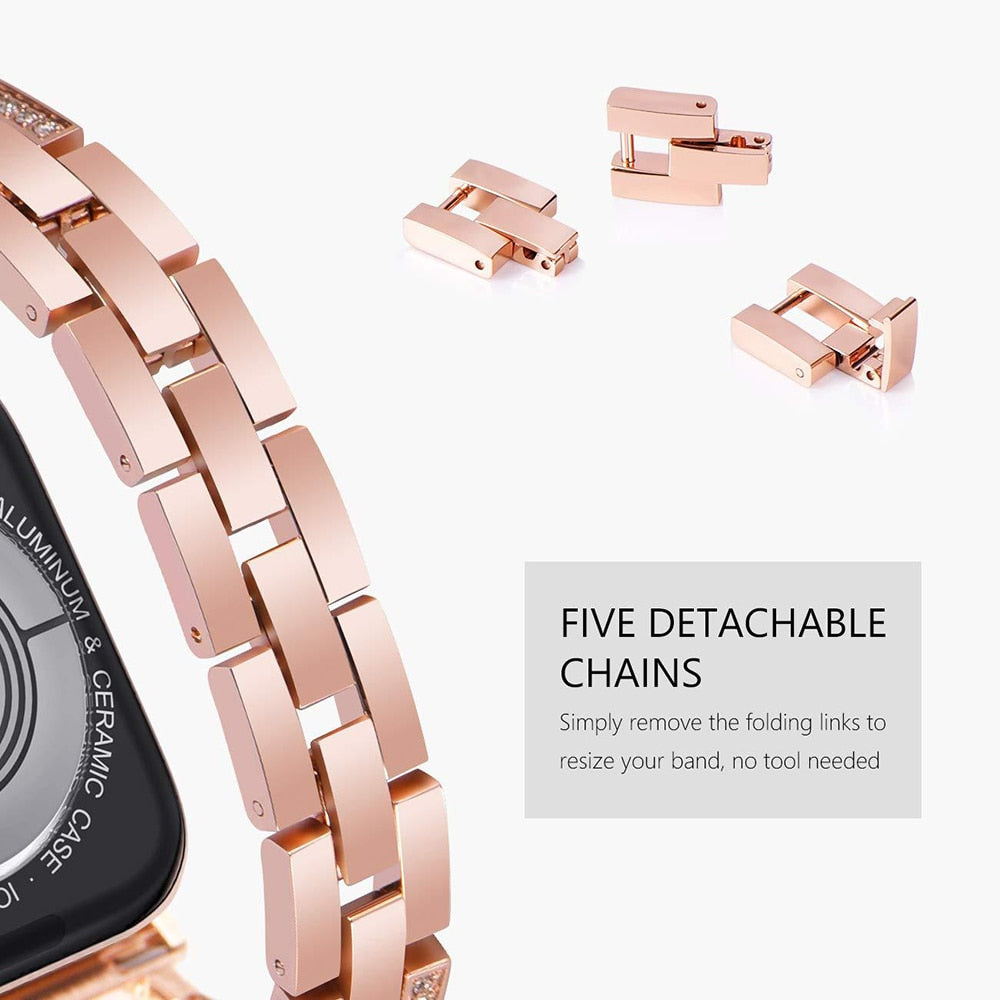 Premium Quality Ladies Compatible for APPLE iWatch Elegant 38/40mm Series 1/2/3/4/5/6 – Lifestyle – Buy Accessories Pakist...