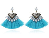 Trendy Tassel Classy Crystal Earring – Image 3 of 3