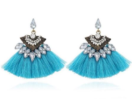 Trendy Tassel Classy Crystal Earring