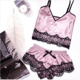 Premium Quality Nightdress Pajama Pajamas Set Stretch Body Con Mini Dress Sleepwear Lingerie Nightgown – Image 2 of 4