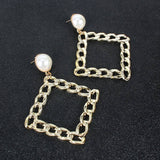 Classy Pearl & Chain Antique Elegant Stylish Earrings – Lifestyle – Buy Earrings Pakistan | Hanaya