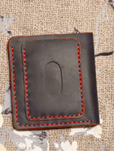 Genuine Leather Wallet for Men | Crazy Horse Pull-Up Cowhide Bifold Wallet with Card Slots & Cash Compartment