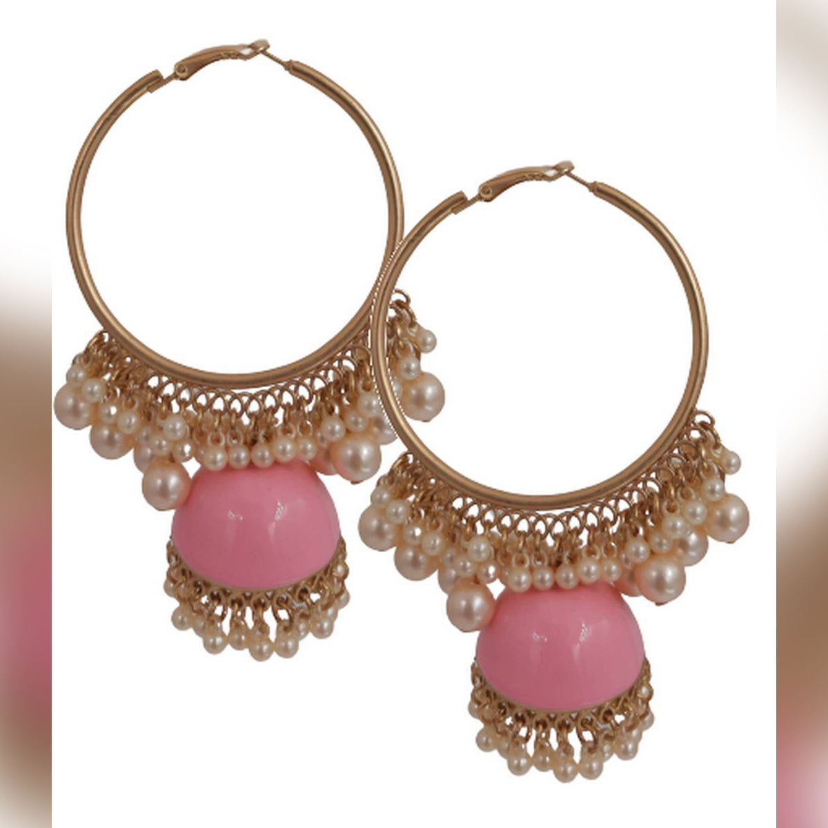 High Quality Elegant Big Tassel Jhumka Stylish Earrings – Earrings Online in Pakistan | Hanaya