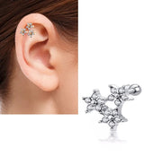 Piercing 1 Piece Cartilage Helix Stud Ear Piercing Plug Steel Earring – Helix Tragus Daith Conch Body Piercing Jewelry Pakistan | Hanaya Store