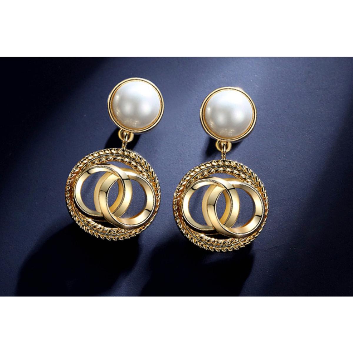 Trendy Big Pearl Party Jewelry Earrings For Girls – Earrings Online in Pakistan | Hanaya
