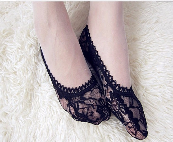 Women Breathable Lace Stretchy Classy Stuff Women Socks Pair Women Socks Fancy Socks for Women Women Socks – Ladies Moze Cotton Fashion Socks for Women Pakistan | Hanaya Store