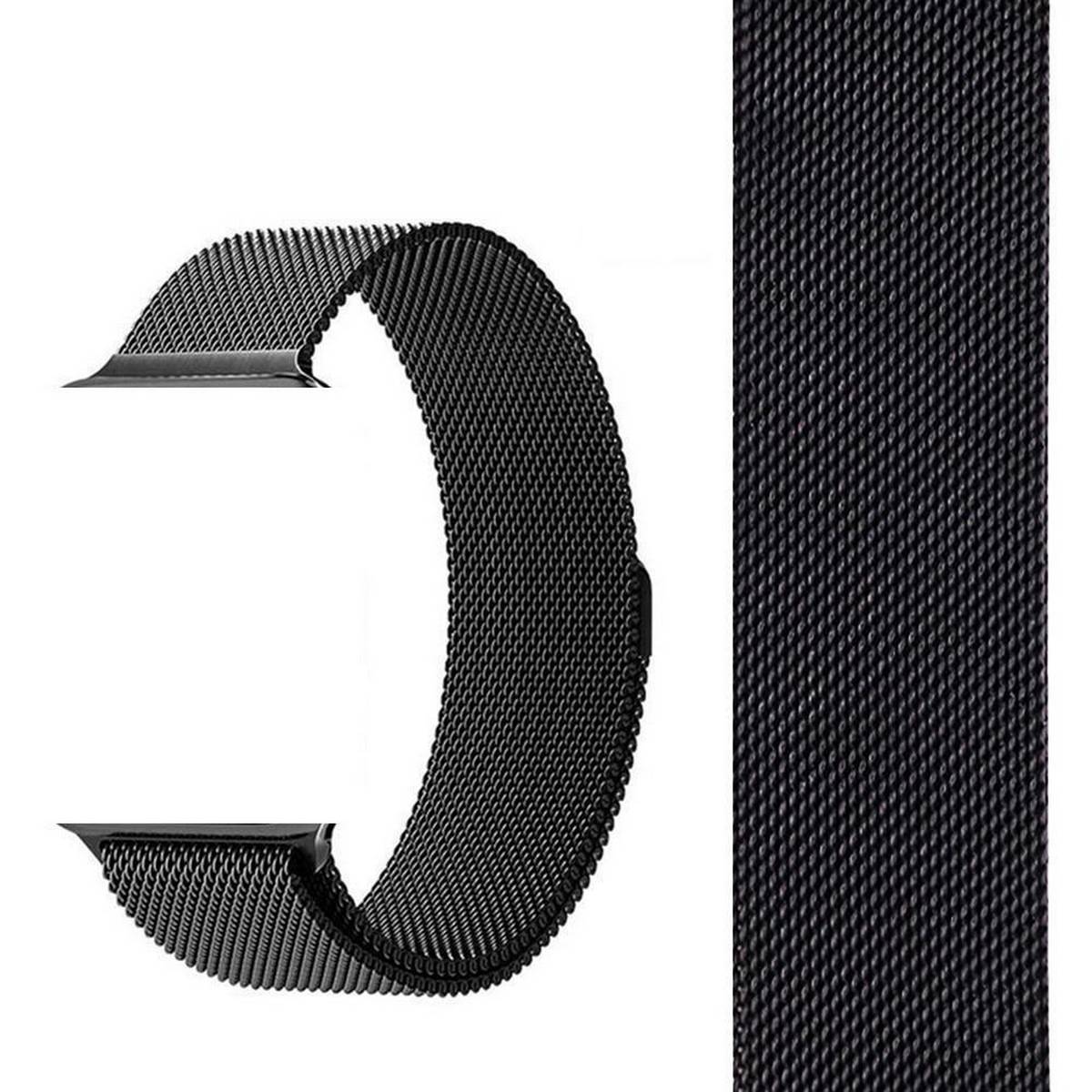 Compatible for APPLE iWatch Magnetic Milanese Loop 42/44mm Series 1/2/3/4/5 – Accessories Online in Pakistan | Hanaya