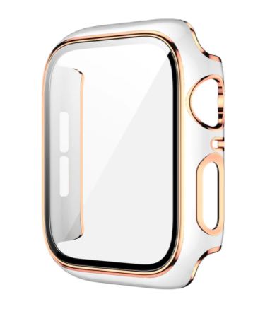 360 Protection With Glass Front Premium Quality Bumper Case Protector Compatible for APPLE iwatch 44mm Series 4/5/6 – Deta...