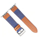 STRAP Leather Denim Mix Premium Quality strap Compatible For APPLE 42/44mm Series 1/2/3/4/5/6 - STRAP only – Accessories O...