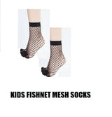 SMALL GIRLS One Pair Breathable Fishnet Sock Hollow Net Sock – Close Up – Accessories | Hanaya Pakistan