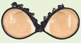Invisible Bra with Brae Back Sticky Underwear Silicone Adhesive Backless Pushup Thicken Lingerie for Women