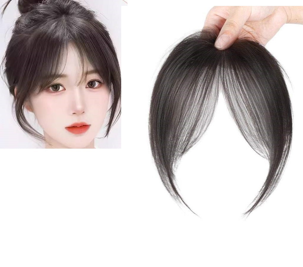 Hair Bangs Clip in Hair Extensions Clip On Bang Wispy Bangs Fringe with Temples Hairpieces For Women Hairbang