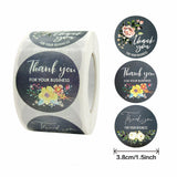 100 Pcs Thank You 38MM Sticker Envelope Seal Scrapbook Round Sticker Stationery Label Stickers – Image 3 of 3