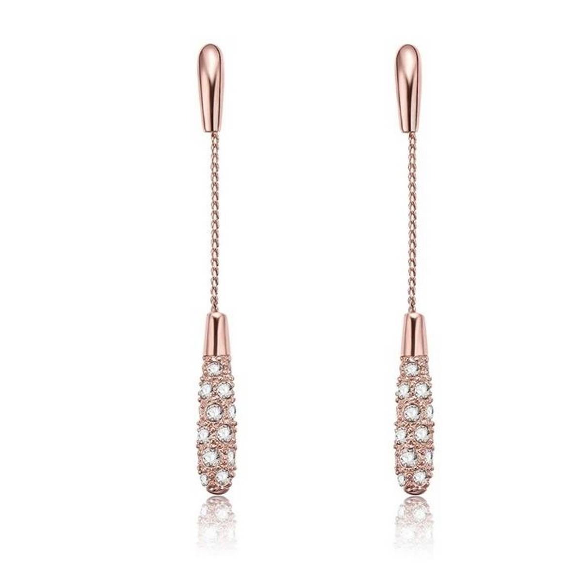 Tassel Trendy Shinny Crystal Drop Earring – Earrings Online in Pakistan | Hanaya