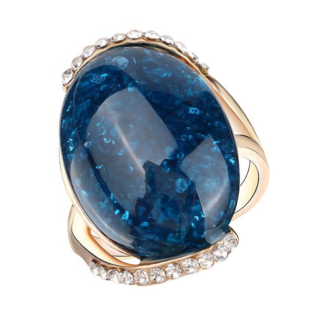 Trendy Classy Diva Love Fashion Jewelry Big Rhinestone Ring – Accessories Online in Pakistan | Hanaya