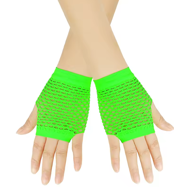 Fishnet Lace Hollow Till Wrist Elasticity Gloves Fashionable Women Gloves – View 5 – Accessories | Hanaya Pakistan