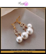 Pair Of Small High Quality Korean Pearls Musical Elegant Stylish Earring – Earrings Online in Pakistan | Hanaya