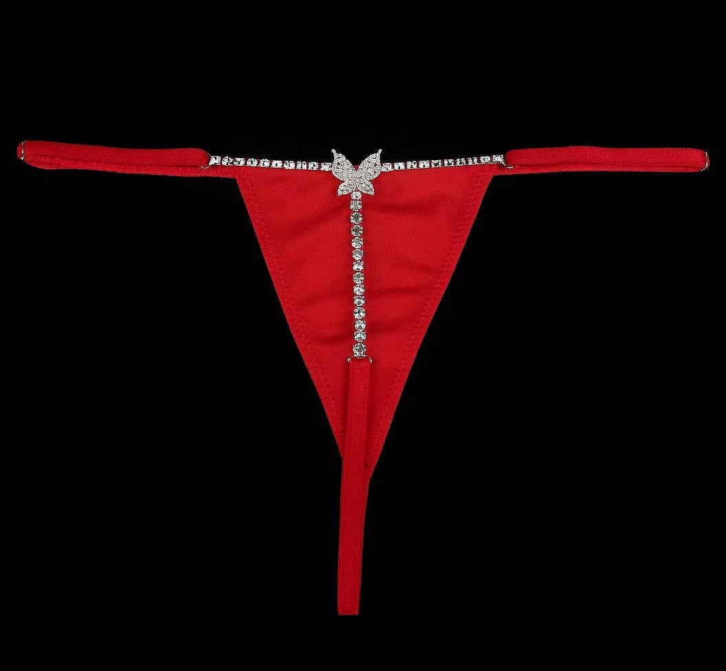 Adjustable High Premium One size Quality Pearl Panty G-STRING Panties Underwear Underpants Bikini Elastic Body Chain Lingerie Bridal Honeymoon Lingerie