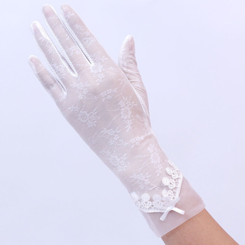 Premium Quality Fashionable Long Trendy Party Summer Sun Protection Breathable Driving GlovesFor Girls