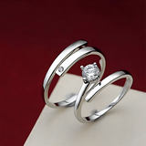2 Pieces Premium Quality Couple Rings Adjustable for Women & Men – Image 2 of 3