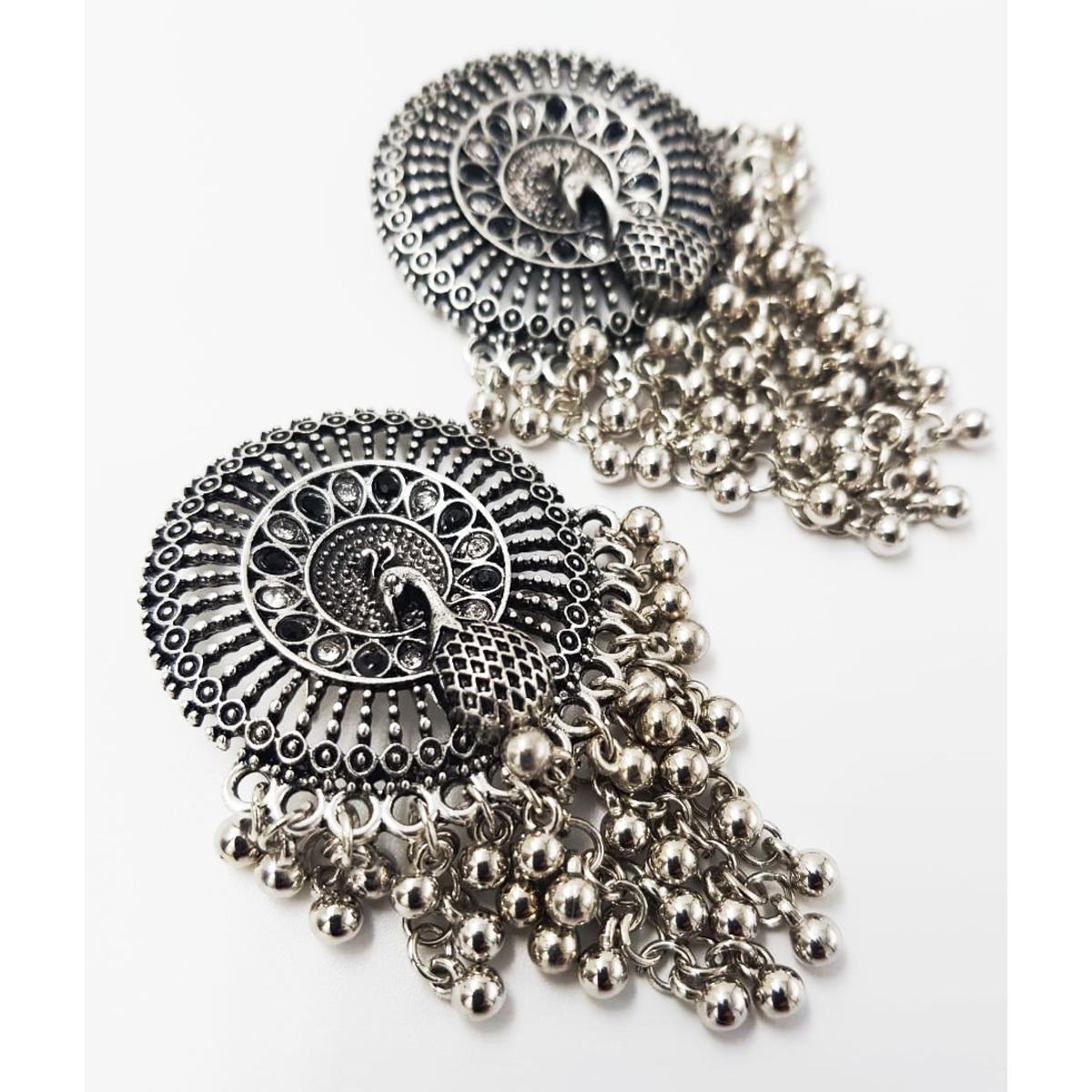 High Quality Tassel Jhumki Classy Stylish Earring – View 4 – Earrings | Hanaya Pakistan
