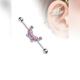 Steel 38mm Ear Plug 14G Piercing Industrial Cartilage Ear Jewelry Fashion Accessories – Lifestyle – Buy Earrings Pakistan ...