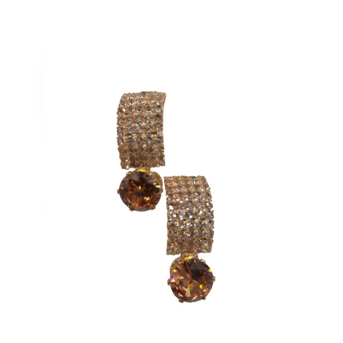 High Quality Royal Zircon Elegant Stylish Earrings for Parties – Earrings Online in Pakistan | Hanaya