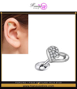 Piercing 1 Piece Cartilage Helix Stud Ear Piercing Plug Steel Earring