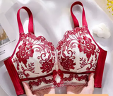 Premium Embrioded Bridal Wedding Bra Padded Coushined Seamless Bra Women's Bras Padded Seamless Soft Design Four Rows Of