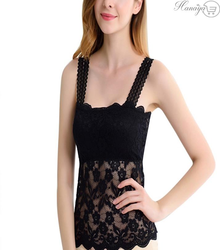 Hs Top Lace Vest Slip Inner Wear Lining Soft Cup – Image 2 of 2