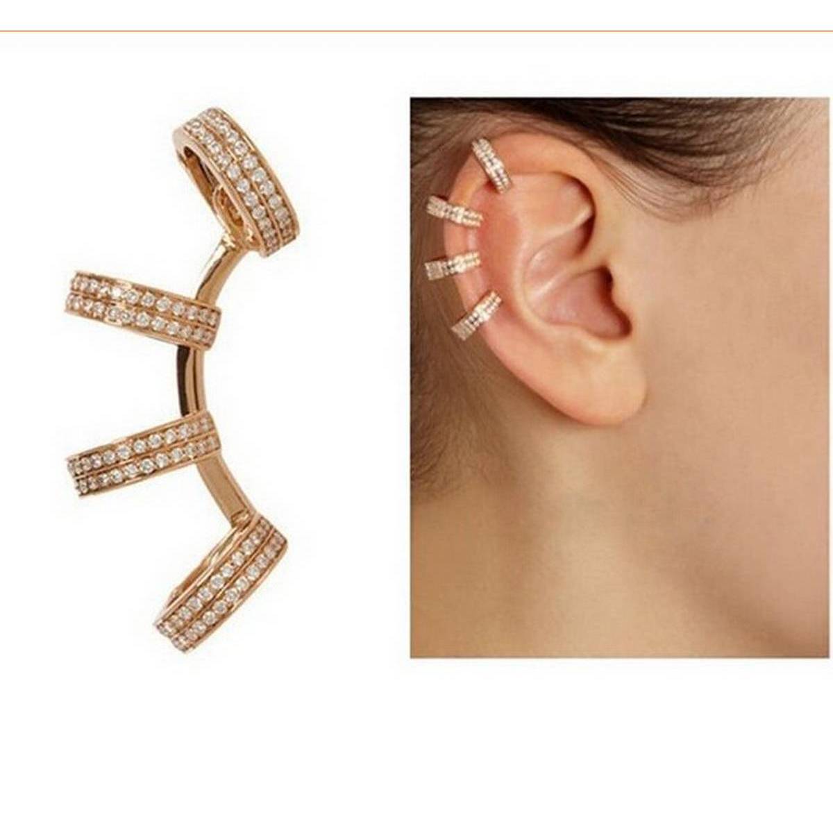 4 Adjustable Ear Cuff High Quality Trendy Design – Earrings Online in Pakistan | Hanaya