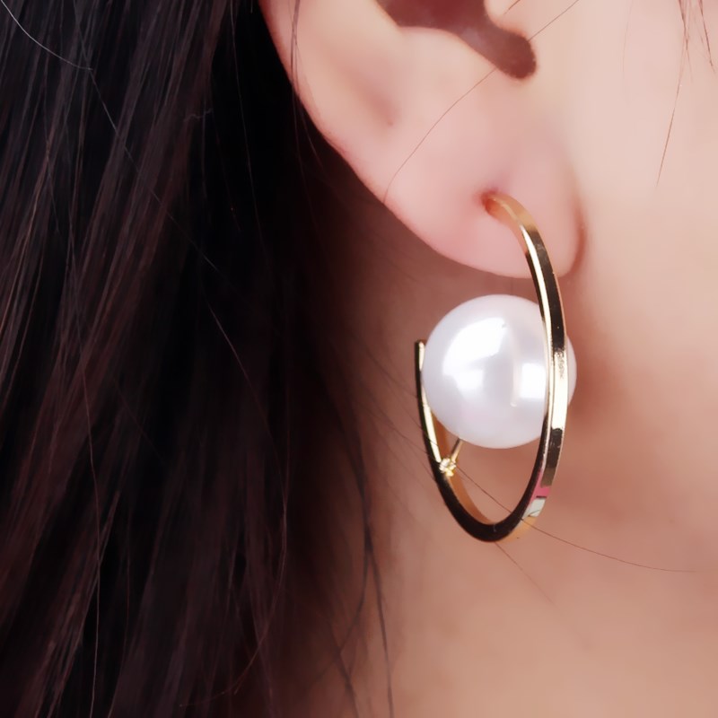 Trendy Classy Elegant Pearl Drop Stylish Earring For Girls – Image 3 of 6