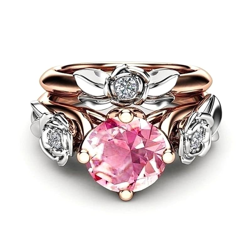 Trendy High 2 Pieces Classy Gem CZ Ring For Women – Lifestyle – Buy Accessories Pakistan | Hanaya
