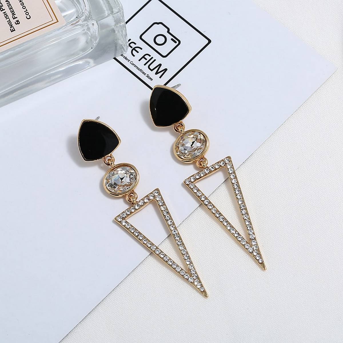 Unique Classy Royal Crystal Trendy Fashionable Earrings – Earrings Online in Pakistan | Hanaya