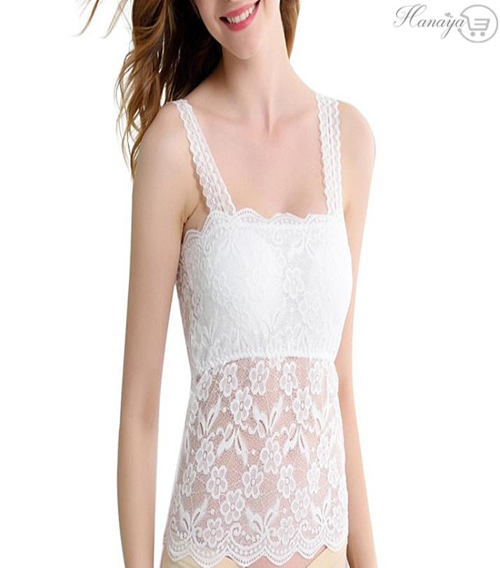 Hs Top Lace Vest Slip Inner Wear Lining Soft Cup – Image 2 of 2