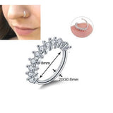 Piercing 1 PIECE 0.8mm Nose Ring Body Jewelry – Image 4 of 9