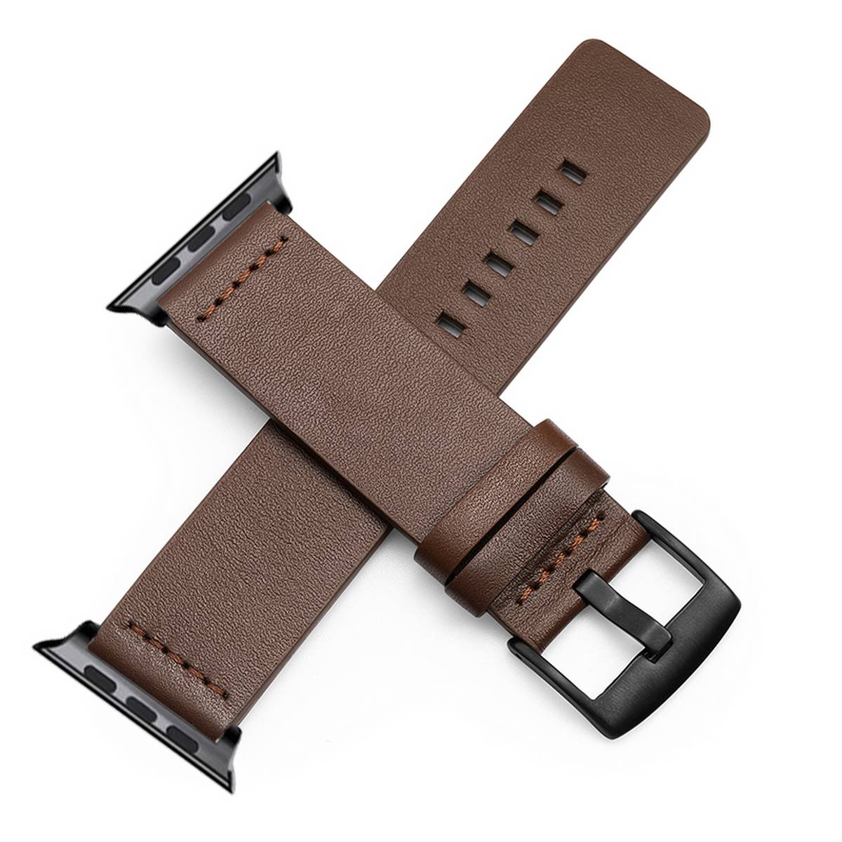 Vintage Rough Outer Leather Inner Silicon Compatible For APPLE strap 42/44mm/45mm Series