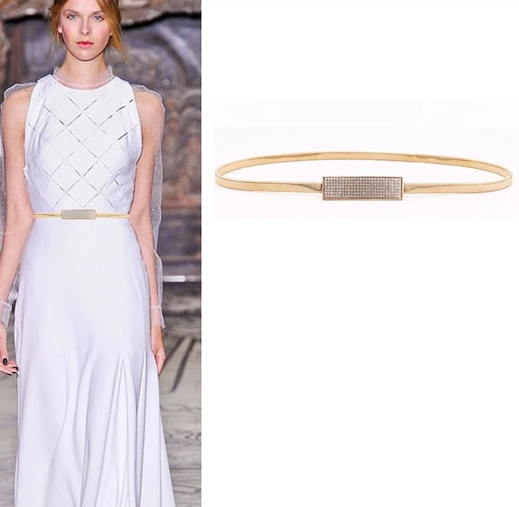 Stretchable Waist Chain for Women Belt for Girls Kamar Band Belt for Girls Slim Belt for Women – Body Chain Belly Chain Bridal Body Jewelry Pakistan | Hanaya Store