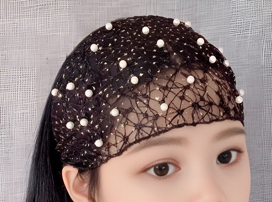 Hijab Headband Bohemian Yoga Headband for Women Sports Hairband, Non-Slip Workout Bandana, Cashew Flower Print Hair Accessory, Stretchy Fitness Headwear – Image 2 of 2