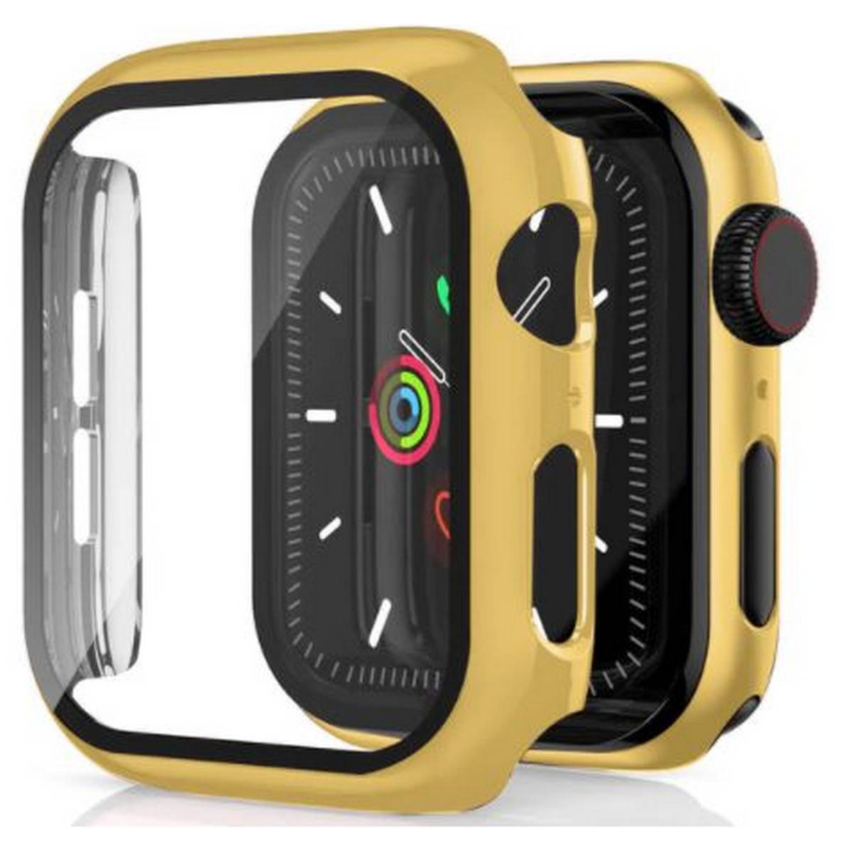 High Quality Tempered Glass Full Screen Bumper Case Compatible for APPLE Watch 44mm Series 4 5 – Lifestyle – Buy Accessori...