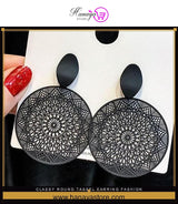 Classy Round Tassel Earring Fashion Jewelry – Earrings Online in Pakistan | Hanaya