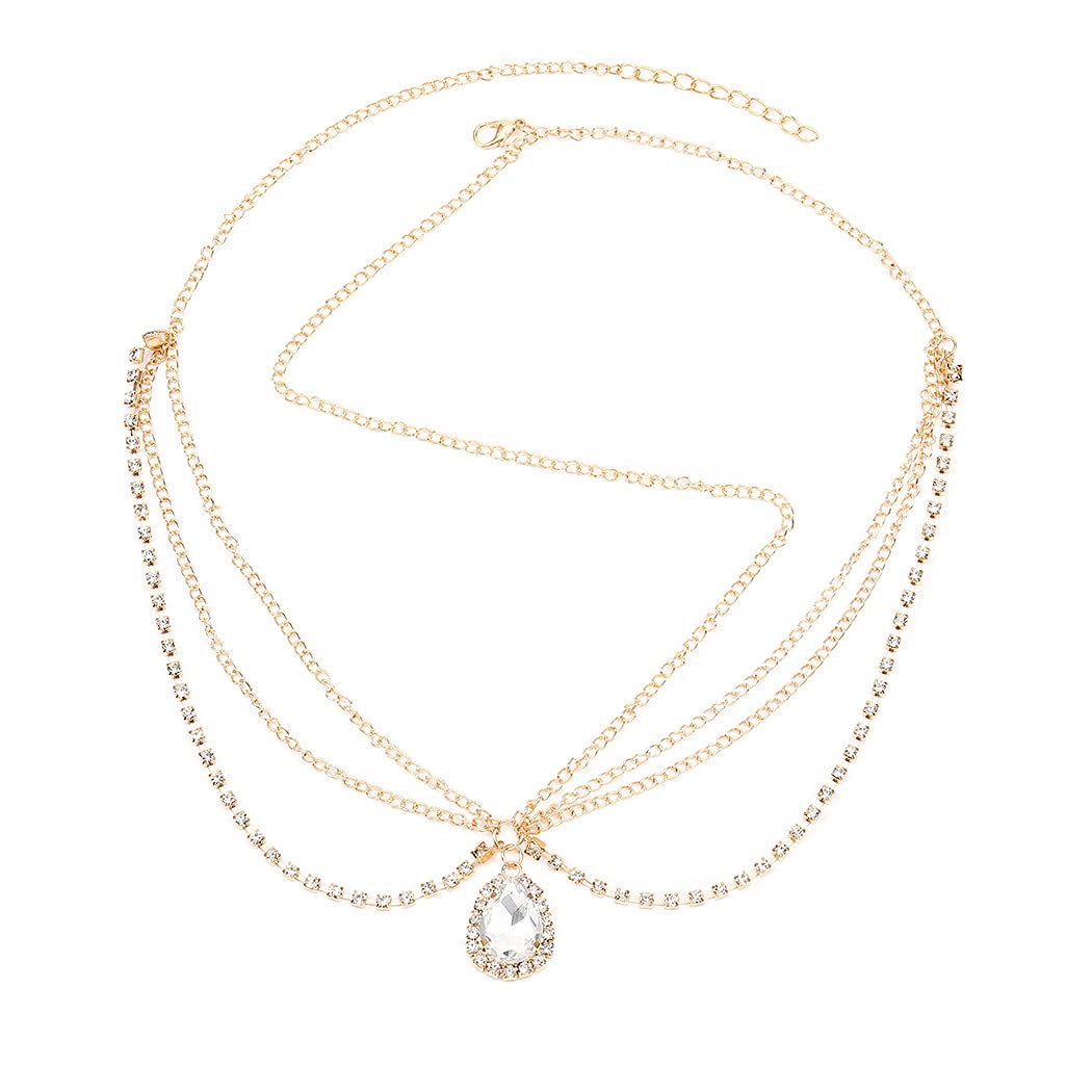 Multi Layered Head Chain Trendy Fashionable For Women – Online Shopping Pakistan | Hanaya Store