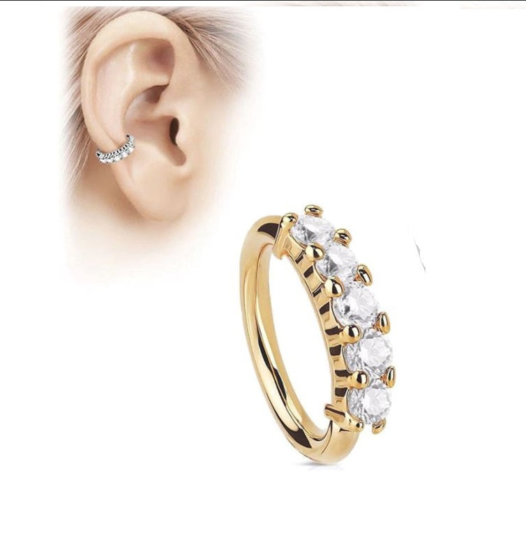 1 PIECE Cartilage Piercing 1 PIECE 10mm Long Helix 1.0mm Body Jewelry – Close Up – Accessories | Hanaya Pakistan