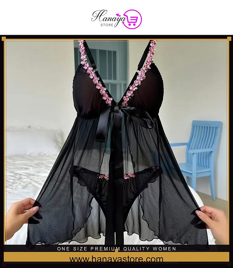 One Size Premium Quality Women Nightdress One Size Lingerie Sleepwear Babydoll Chemise Lace Bralette Comfortable Home Wear Bodycon nightgown Bridal Wear Nightwear Bridalwear