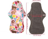 Sanitary Inner 12 inch Organic Washable Reusable 4 Layered Bamboo Charcol Insert Liner Pad Ladies/ Kids – Lifestyle – Buy ...