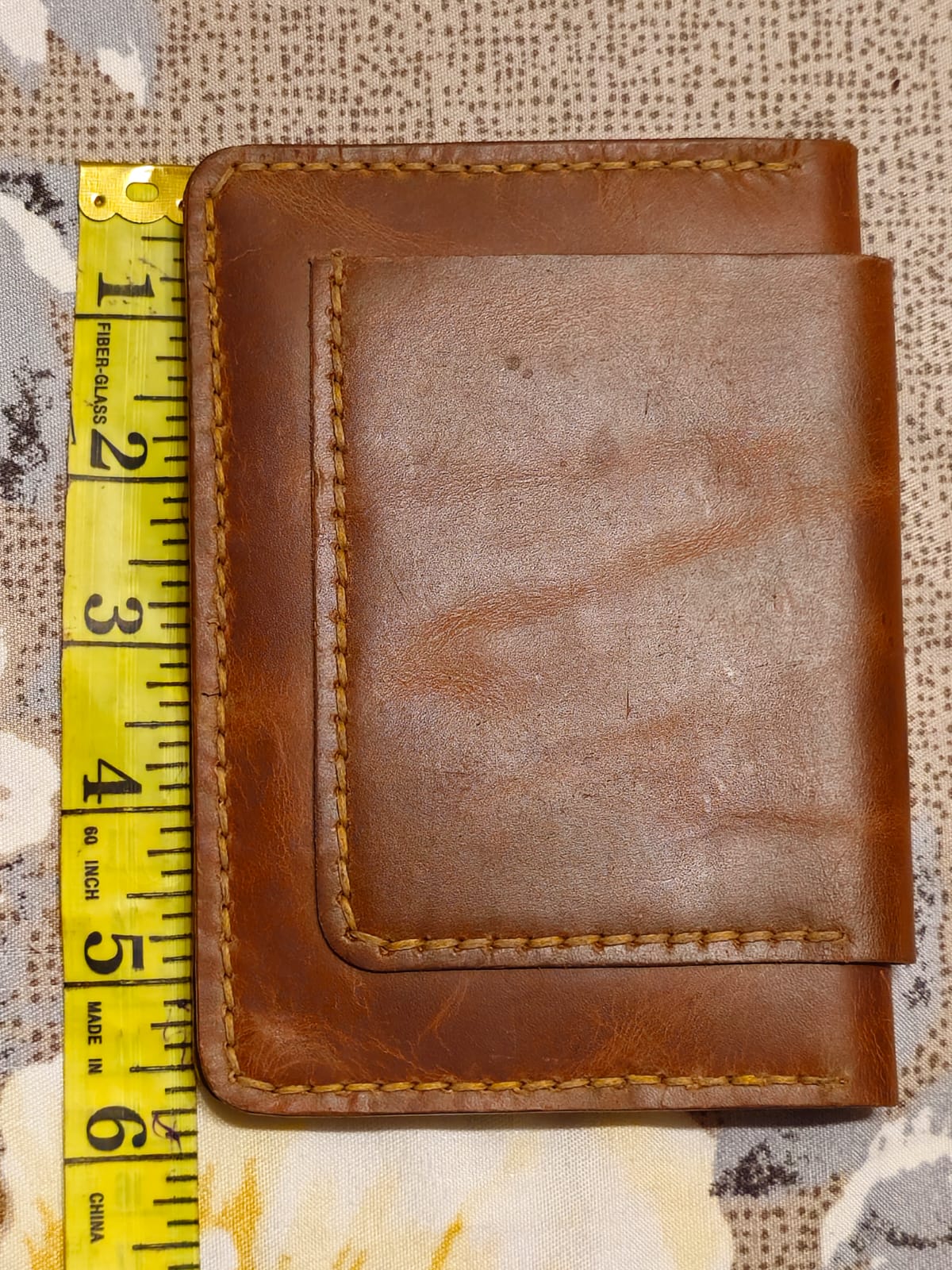 Genuine Leather Wallet for Men | Crazy Horse Pull-Up Cowhide Bifold Wallet with Card Slots & Cash Compartment