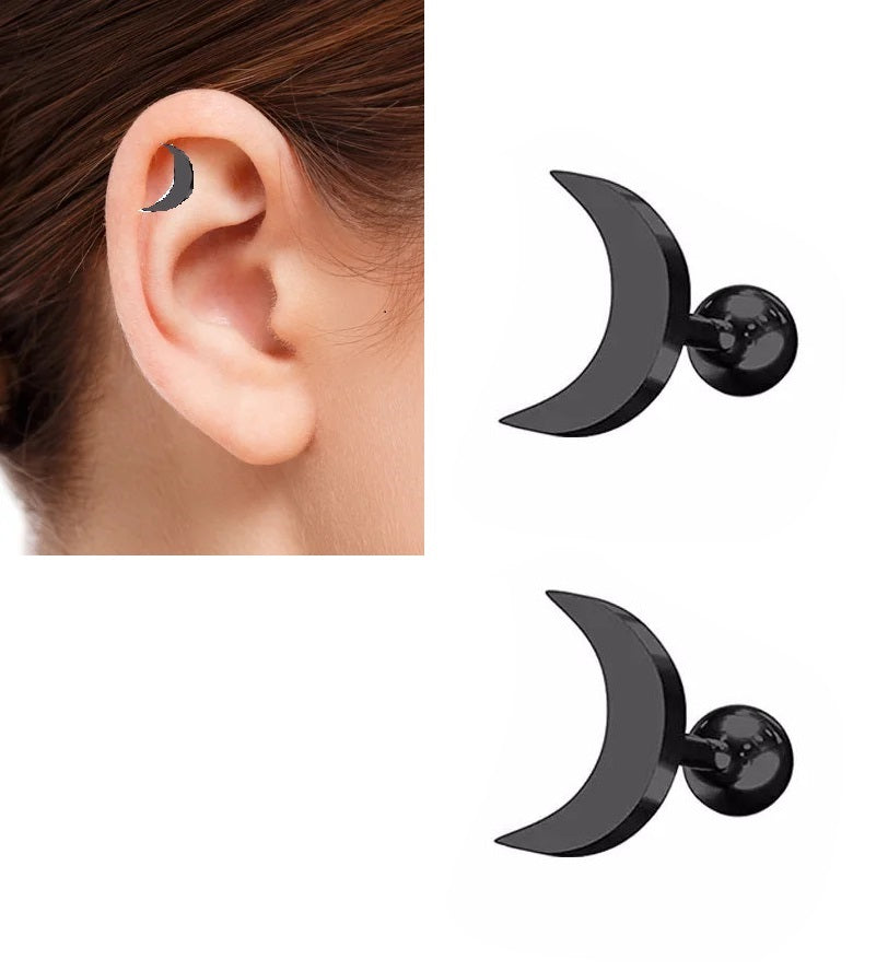 DAITH Piercing 2 HELIX Piece Cartilage TRAGUS Helix Stud Ear Piercing LOBE SNUG Plug ROOK Steel Earring ORBITAL – Earrings...