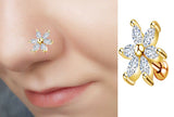 1 PIECE Piercing 16G (1.2mm) Elegant Body Jewelry Elegant – Close Up – Earrings | Hanaya Pakistan