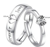 2 Pieces Premium Quality Couple Rings Adjustable for Women & Men – Image 2 of 2