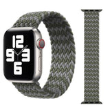 STRAP Elastic Sports Braided Solo Nylon strap Compatible For APPLE 42/44mm 45mm Series 1/2/3/4/5/6/7/8/9 SE – View 4 – Acc...